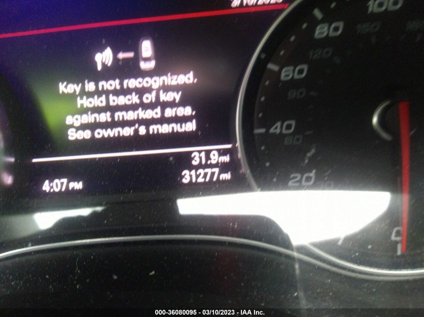 2016 AUDI RS 7 PRESTIGE - WUAW2BFC6GN900435