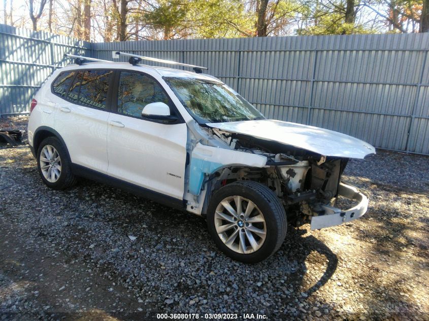 2017 BMW X3 XDRIVE28I - 5UXWX9C56H0T04462