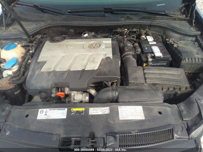 2013 VOLKSWAGEN GOLF TDI W/TECH PKG - WVWNM7AJ2DW006895