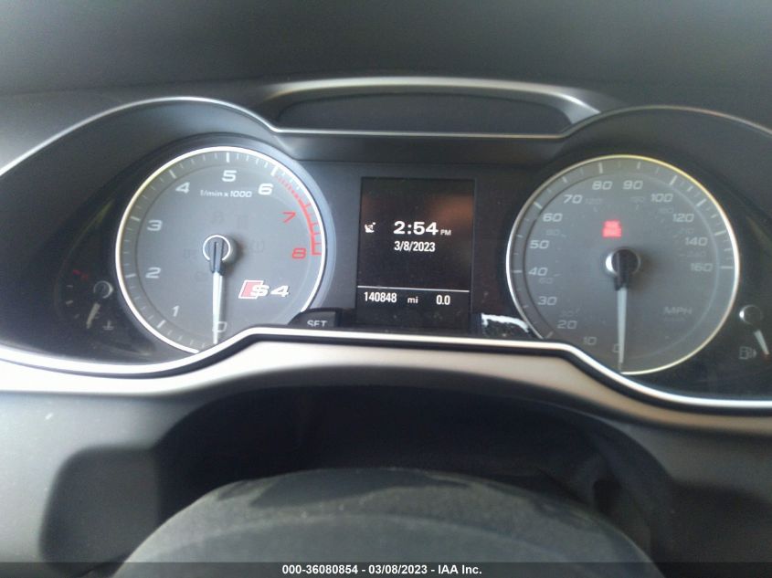 2014 AUDI S4 PREMIUM PLUS - WAUBGAFL7EA058438