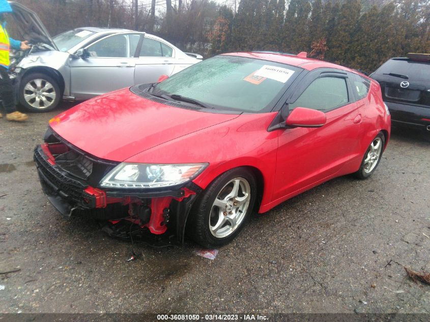 2013 HONDA CR-Z EX JHMZF1C65DS001911