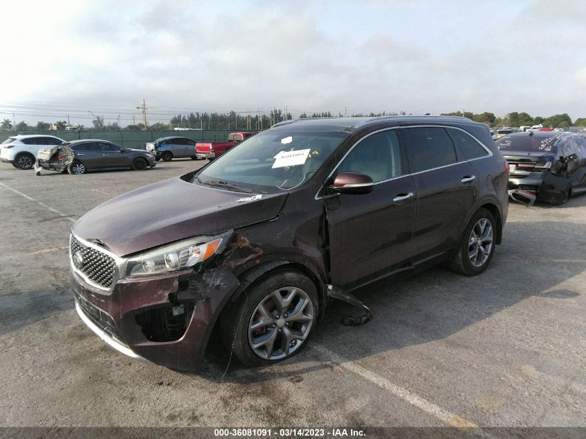 2017 KIA SORENTO SX V6 - 5XYPK4A57HG316639