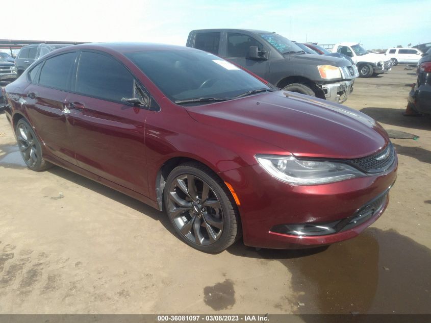 2015 CHRYSLER 200 S - 1C3CCCBG6FN689588