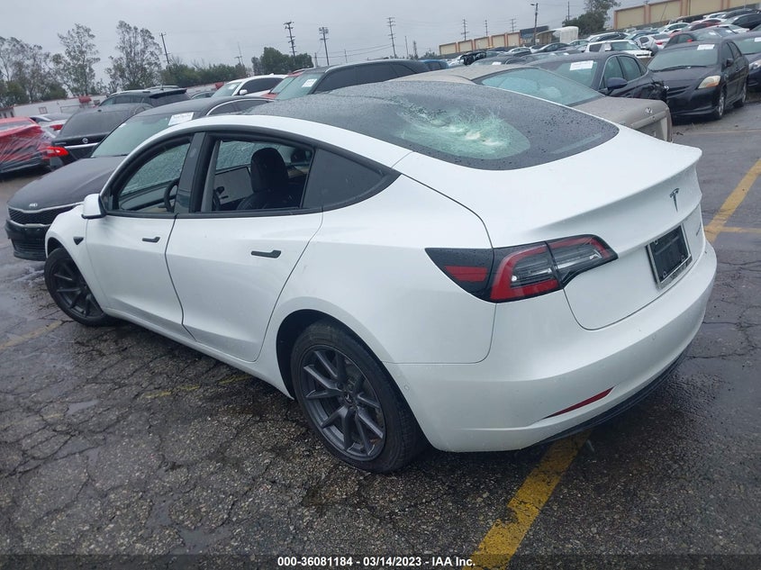 VIN 5YJ3E1EB2MF097157 2021 TESLA MODEL 3 LONG RANGE