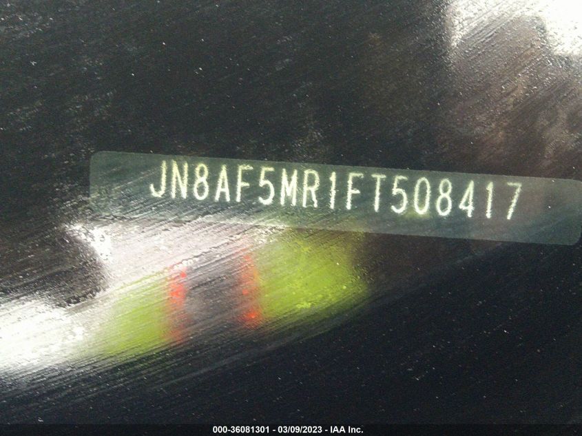 2015 NISSAN JUKE S - JN8AF5MR1FT508417