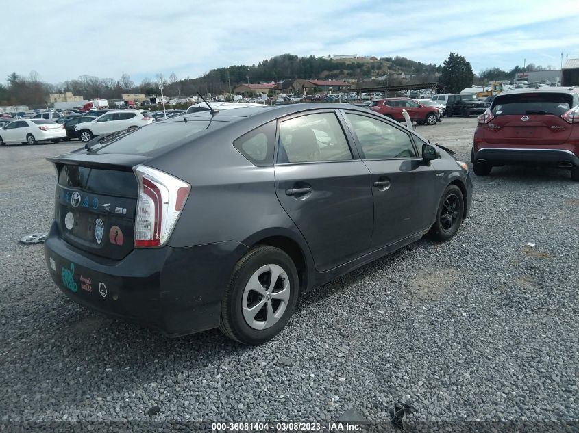 2015 TOYOTA PRIUS FOUR - JTDKN3DU8F1876021