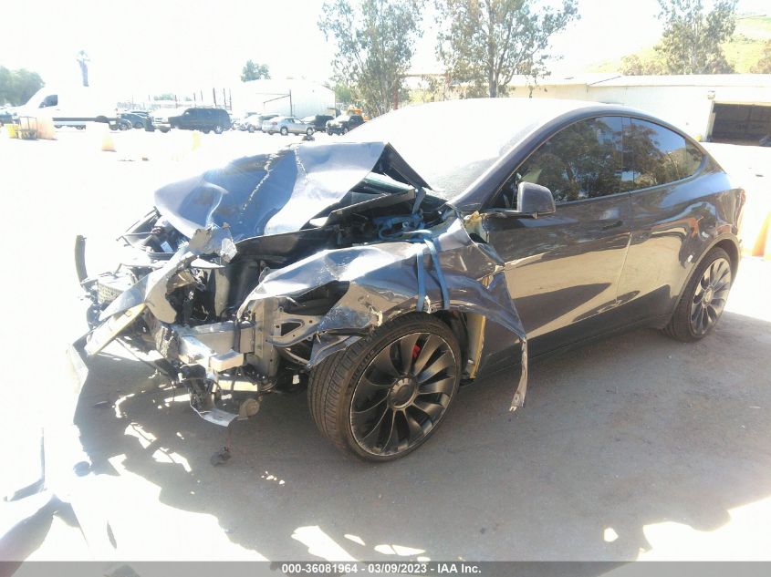 2023 TESLA MODEL Y PERFORMANCE - 7SAYGDEF8PF624629