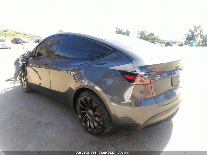 2023 TESLA MODEL Y PERFORMANCE - 7SAYGDEF8PF624629