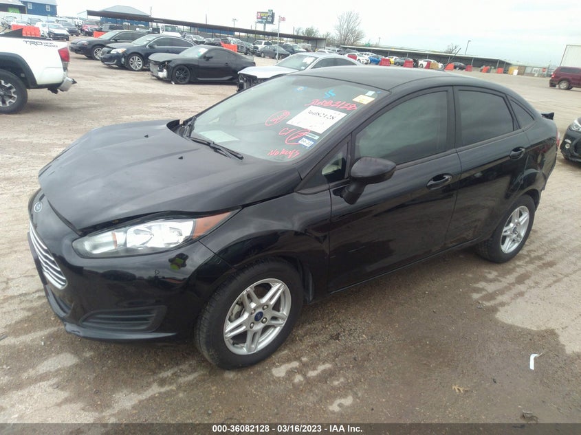 VIN 3FADP4BJ0KM101457 2019 FORD FIESTA SE