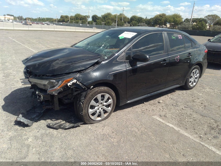 VIN 5YFEPMAE6MP209368 2021 TOYOTA COROLLA LE