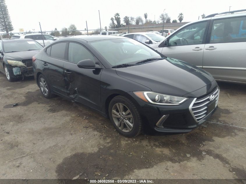 2017 HYUNDAI ELANTRA SE - KMHD84LF0HU106126