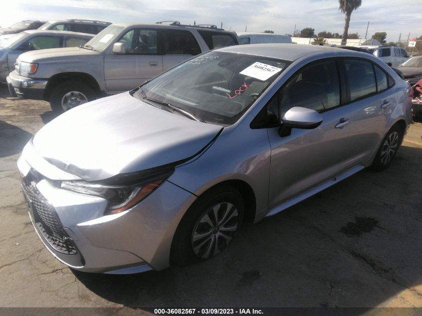 2022 TOYOTA COROLLA HYBRID LE - JTDEAMDE7NJ038505
