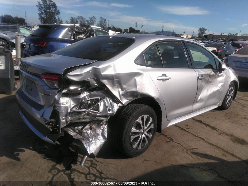 2022 TOYOTA COROLLA HYBRID LE - JTDEAMDE7NJ038505