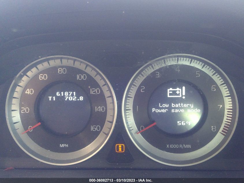 2013 VOLVO S60 T5 YV1612FS1D1232631