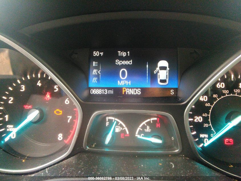 2017 FORD ESCAPE S - 1FMCU0F78HUD03789