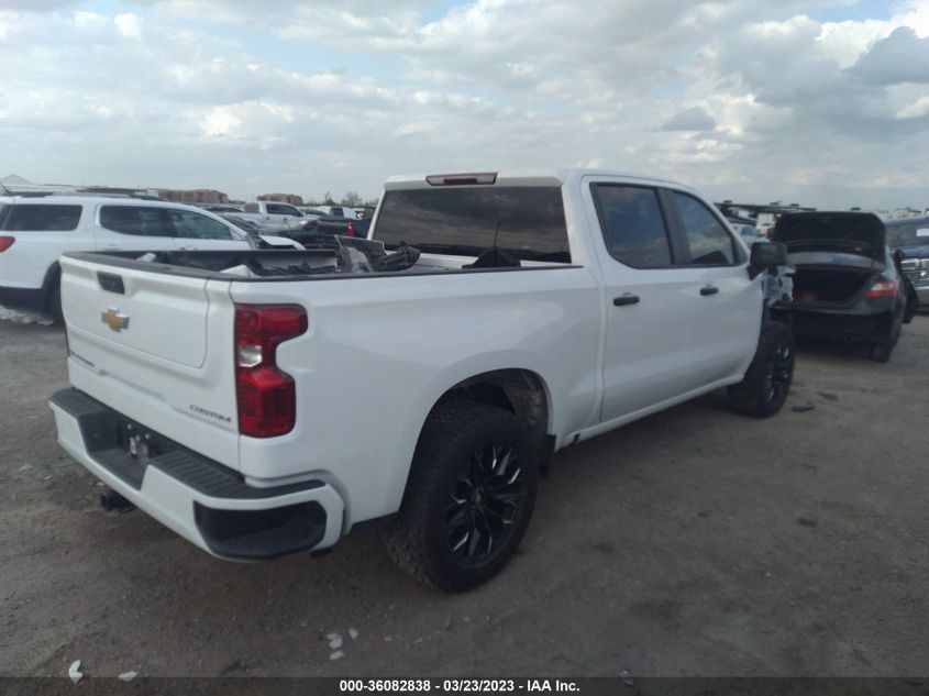 2022 CHEVROLET SILVERADO 1500 CUSTOM - 1GCPABEK1NZ606010