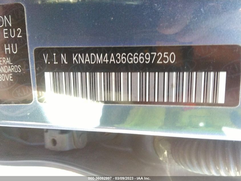 2016 KIA RIO LX - KNADM4A36G6697250