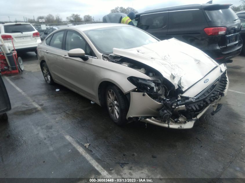 2017 FORD FUSION SE - 3FA6P0H75HR117601