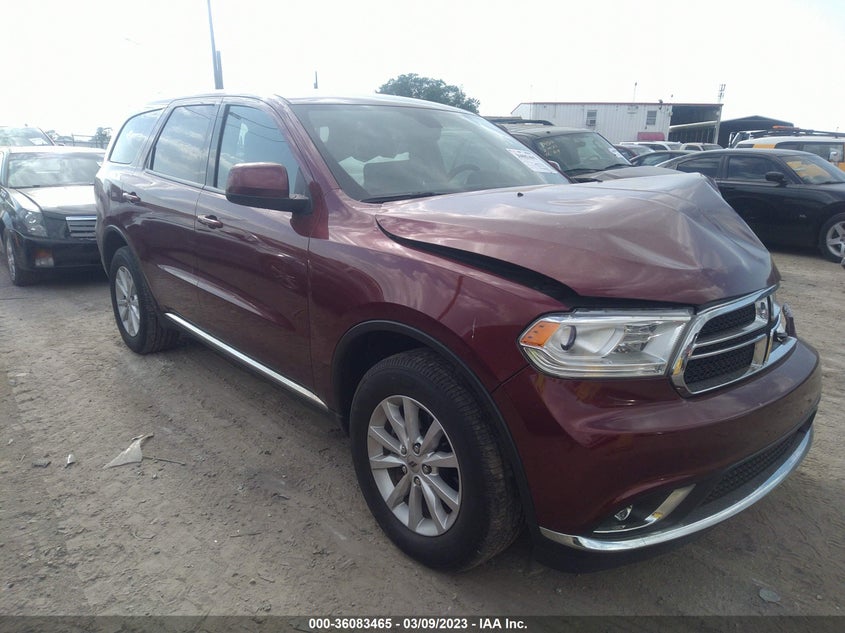VIN 1C4RDJAG0KC558686 2019 DODGE DURANGO SXT