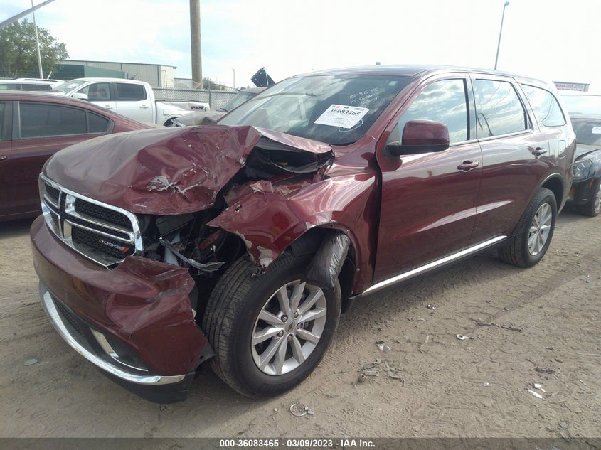 VIN 1C4RDJAG0KC558686 2019 DODGE DURANGO SXT