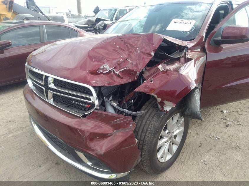 VIN 1C4RDJAG0KC558686 2019 DODGE DURANGO SXT