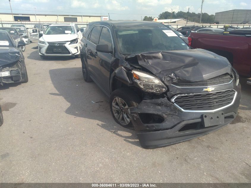 2016 CHEVROLET EQUINOX LS - 2GNALBEK2G6240788