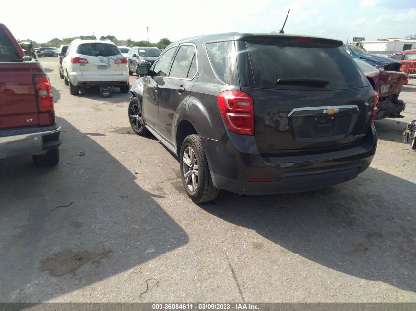 2016 CHEVROLET EQUINOX LS - 2GNALBEK2G6240788