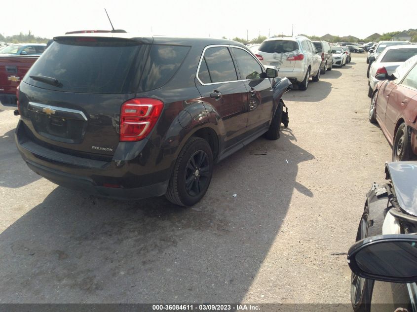 2016 CHEVROLET EQUINOX LS - 2GNALBEK2G6240788