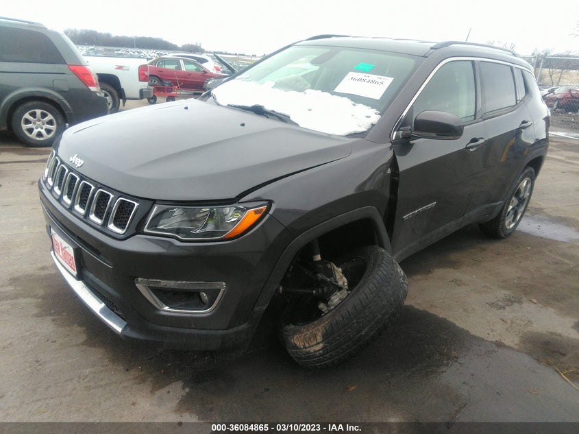 VIN 3C4NJDCB2LT126889 2020 JEEP COMPASS LIMITED
