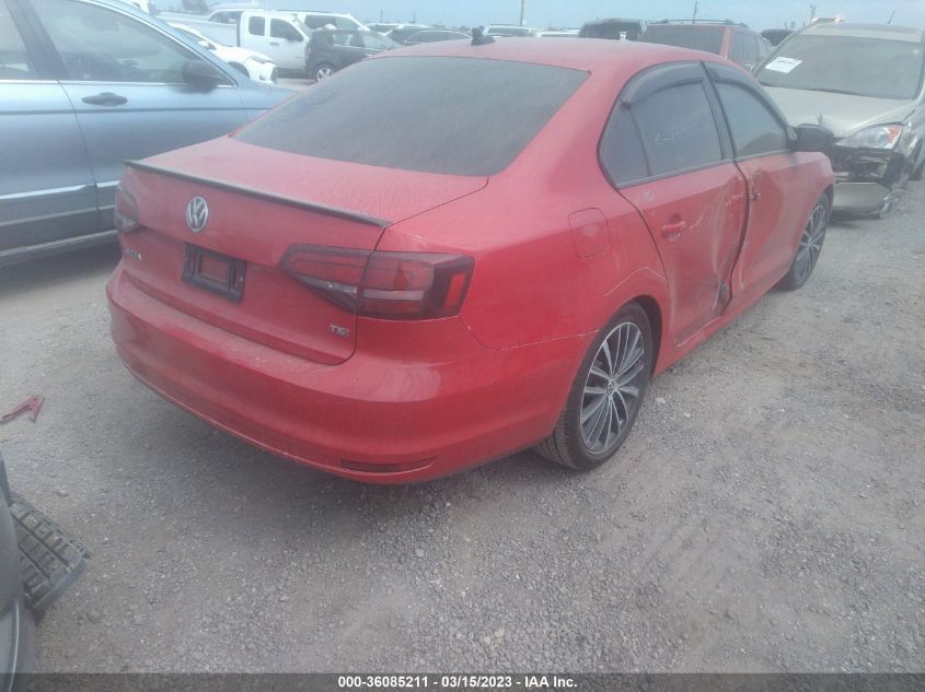 2017 VOLKSWAGEN JETTA 1.8T SPORT - 3VWD17AJ9HM394523