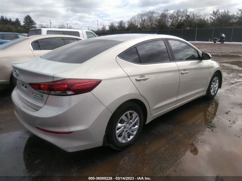 2018 HYUNDAI ELANTRA SE - KMHD74LFXJU594560