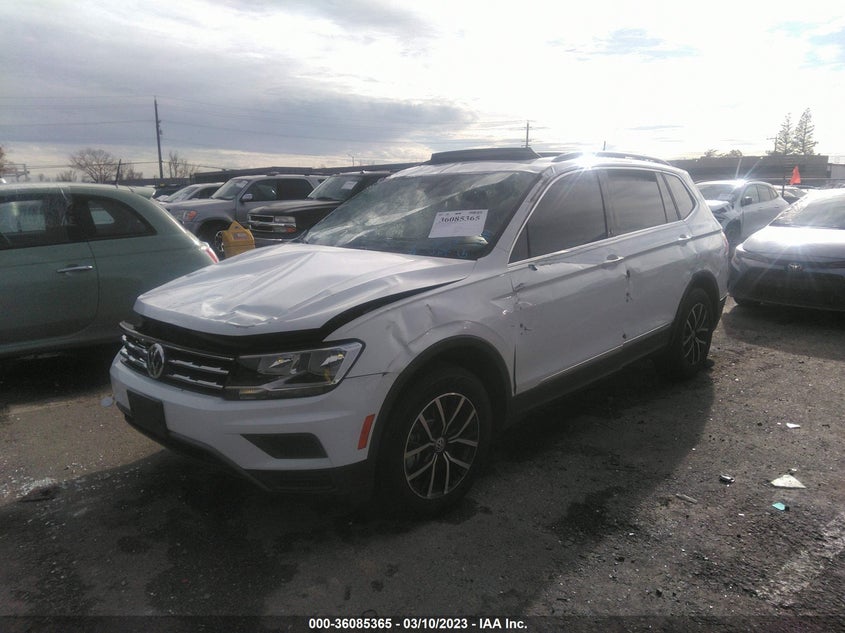 VIN 3VV3B7AX0MM046525 2021 VOLKSWAGEN TIGUAN SE/SE R-LINE BLACK/SEL