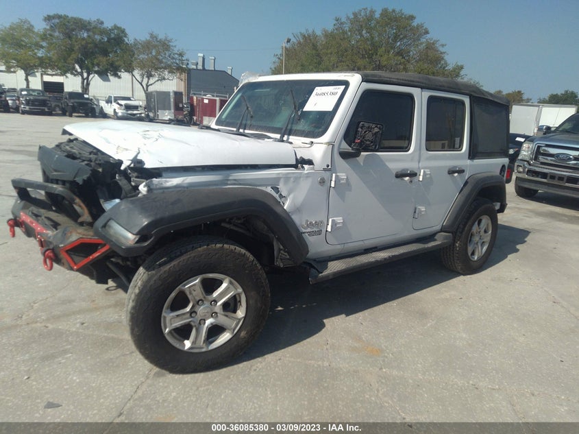 VIN 1C4HJXDN5JW199656 2018 JEEP WRANGLER UNLIMITED SPORT S