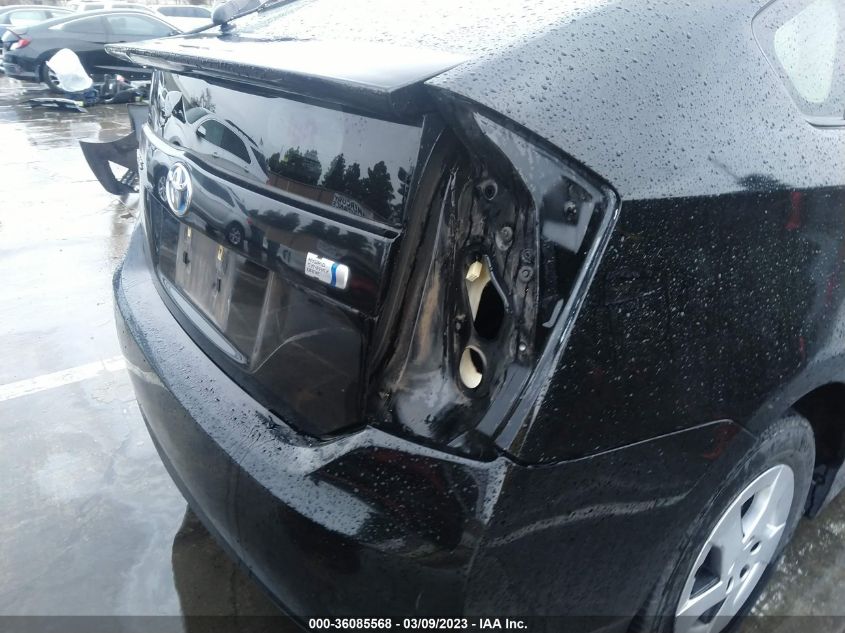 2013 TOYOTA PRIUS ONE/TWO/THREE/FOUR/FIVE - JTDKN3DU4D0346339