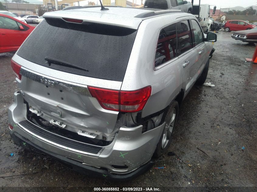 2013 JEEP GRAND CHEROKEE OVERLAND - 1C4RJFCG8DC643801