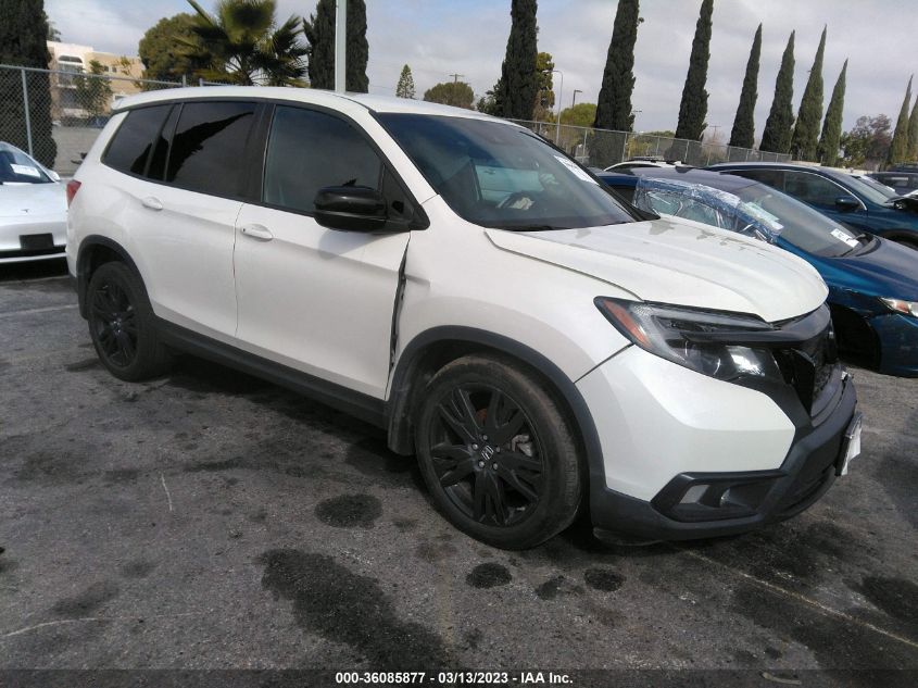 2019 HONDA PASSPORT SPORT - 5FNYF7H2XKB003198