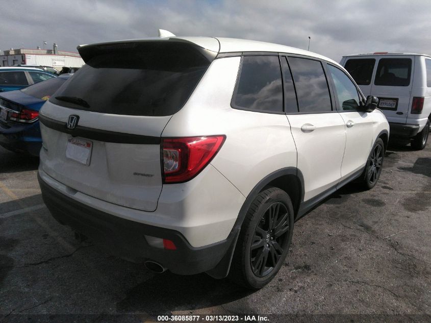 2019 HONDA PASSPORT SPORT - 5FNYF7H2XKB003198