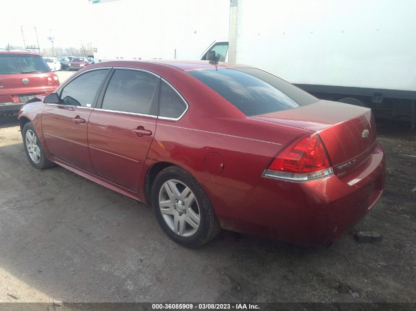 2013 CHEVROLET IMPALA LT - 2G1WG5E35D1112060