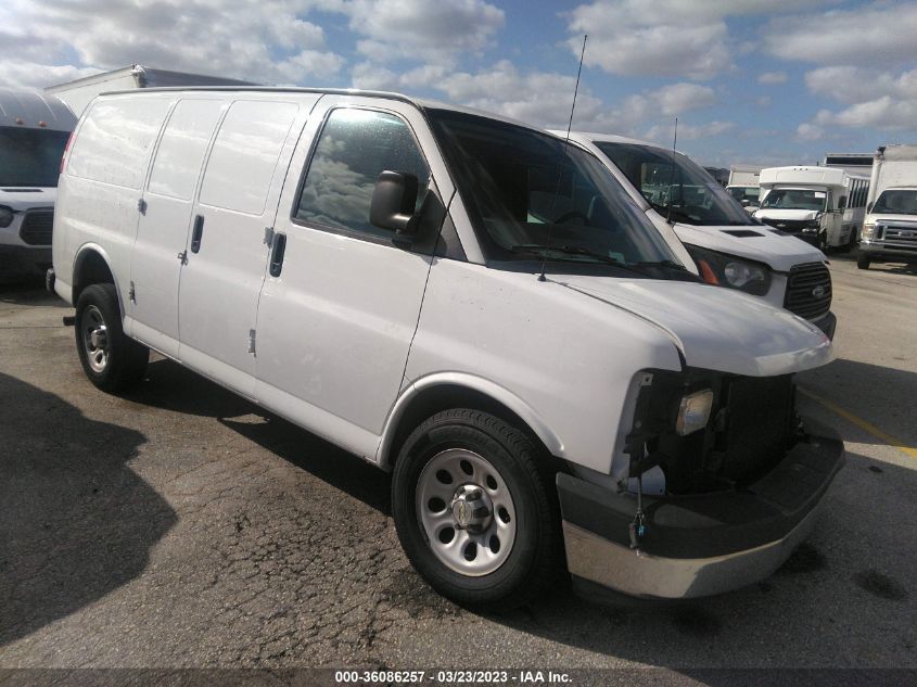 2014 CHEVROLET EXPRESS CARGO VAN - 1GCSGAFX7E1121186