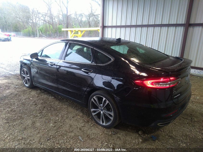 2020 FORD FUSION TITANIUM - 3FA6P0K93LR128230