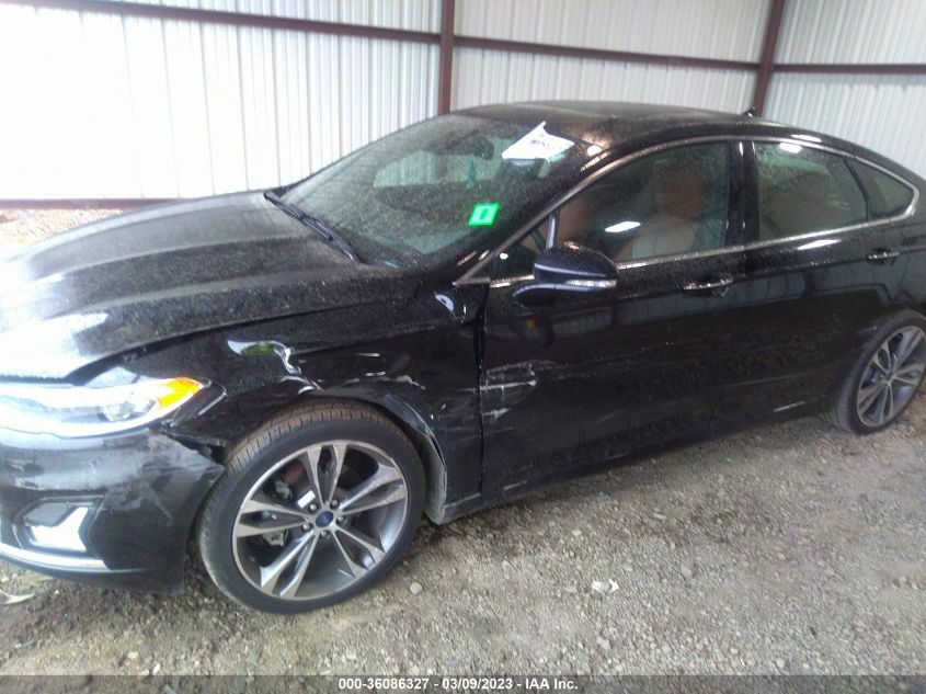 2020 FORD FUSION TITANIUM - 3FA6P0K93LR128230