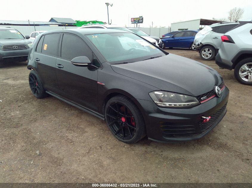 2016 VOLKSWAGEN GOLF GTI S - 3VW4T7AU9GM018312