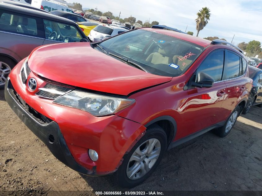2013 TOYOTA RAV4 LE - JTMZFREV1DD008458
