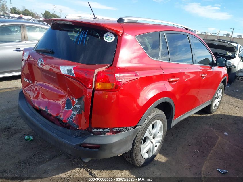 2013 TOYOTA RAV4 LE - JTMZFREV1DD008458