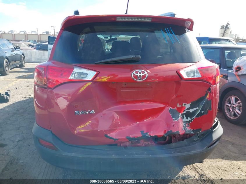 2013 TOYOTA RAV4 LE - JTMZFREV1DD008458