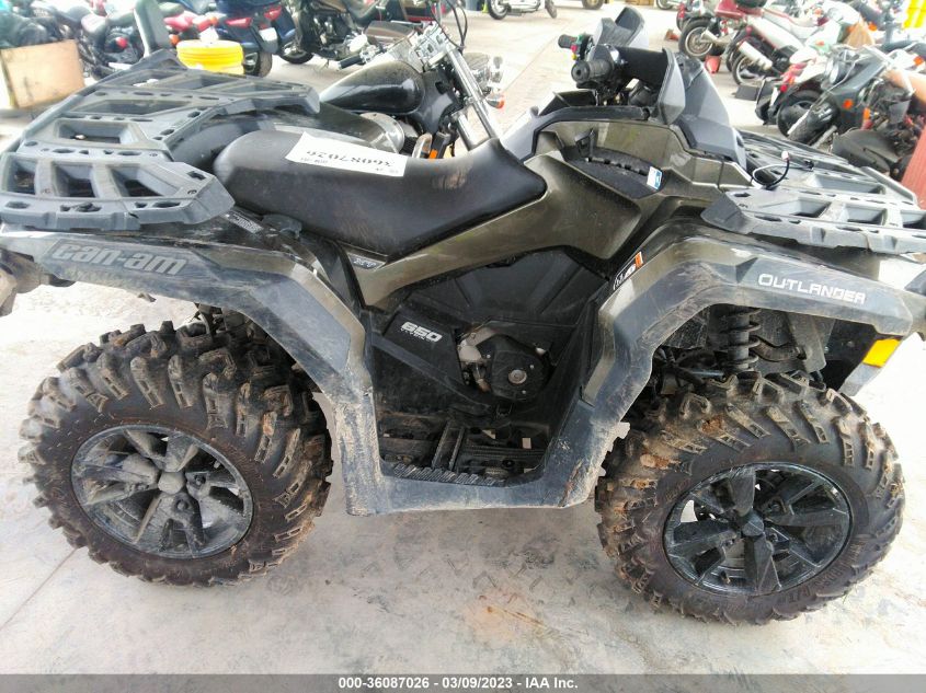 2021 CAN-AM OUTLANDER 650 XT - 3JBLKAJ40MJ000621