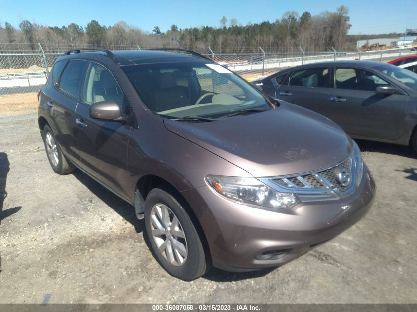 2014 NISSAN MURANO SL - JN8AZ1MU3EW421104