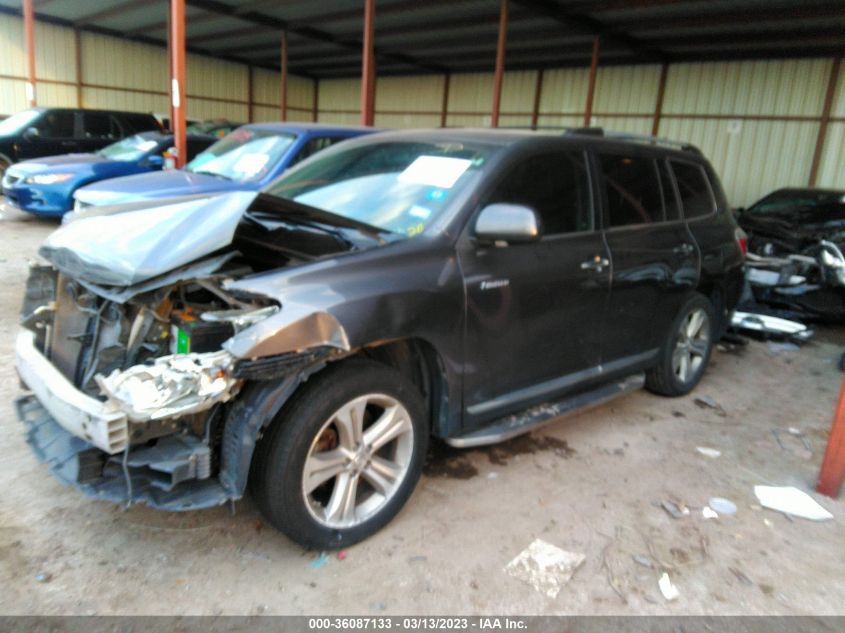 2013 TOYOTA HIGHLANDER LIMITED - 5TDYK3EH5DS133160