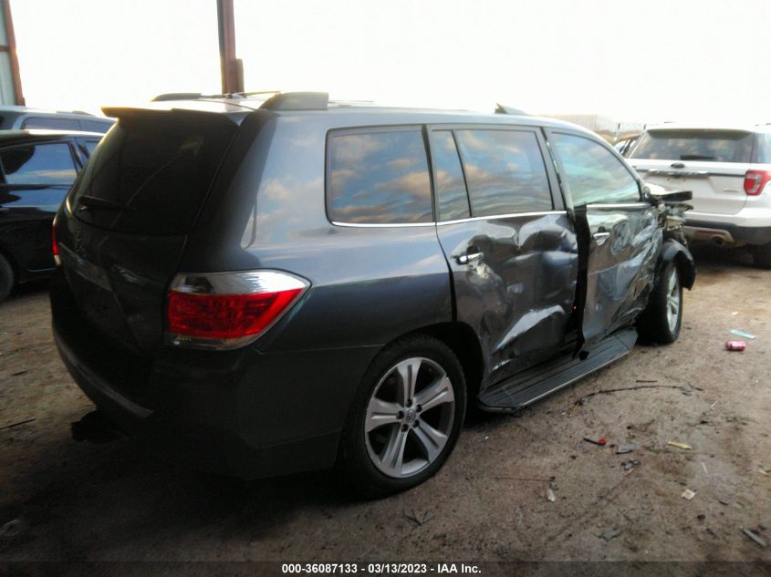 2013 TOYOTA HIGHLANDER LIMITED - 5TDYK3EH5DS133160