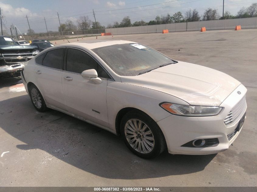 2013 FORD FUSION SE HYBRID - 3FA6P0LU0DR128674